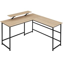 tectake Skrivbord Melrose - Industriellt lätt trä, ek Sonoma