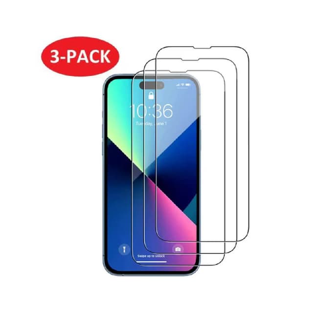 iPhone 14 skärmskydd i härdat glas (3-pack)