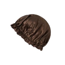 100 % Mulberry Silk Sleep Cap naisille, Pehmeä päähuivi nukkumiseen Vaaleanpunainen M
