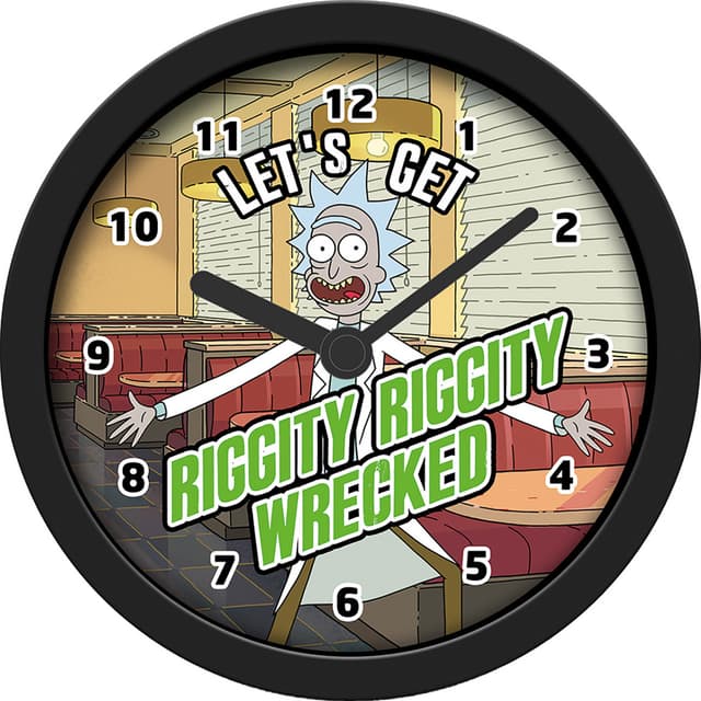 Pyramid International Rick and Morty skrivbordsklocka (Wrecked)