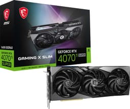 MSI GeForce RTX  4070 Ti SUPER 16G GAMING X SLIM näytönohjain