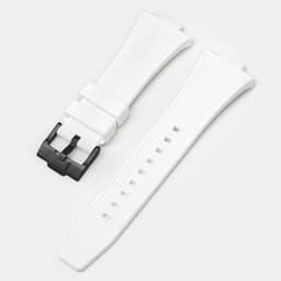 Tissot PRX-serien silikonklokkerem Hvit Svart spenne