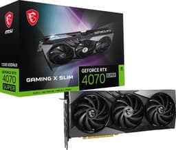 MSI GeForce RTX 4070 SUPER 12G GAMING X SLIM grafikkort