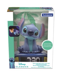 Disney Stitch Väckarklocka med nattljus och ljud