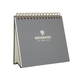 INF Skrivebordskalender selvklæbende fotoalbum 8-tommer Sort