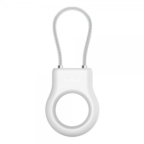 Belkin AirTag Holder Secure Holder with Wire Cable Hvit