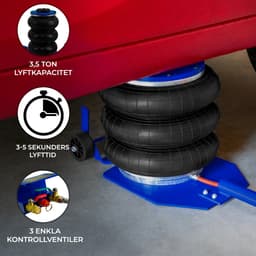 Air Bag Jack 3,5T pitkä vipukahva