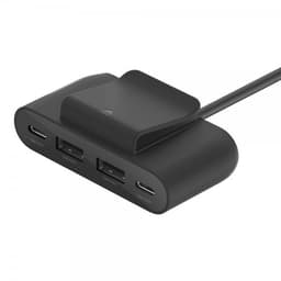 Belkin 4 port USB Power Extender 2xC 2xA 30W Sort