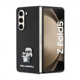 Karl Lagerfeld Samsung Galaxy Z Fold 5 Skal NFT Karl & Choupette Pin Saffiano Svart