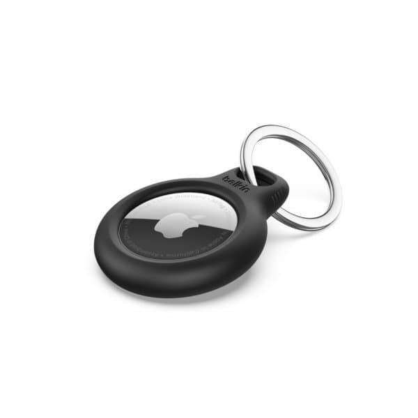 Belkin AirTag Holder Secure Holder with Keyring 4-pakning Svart