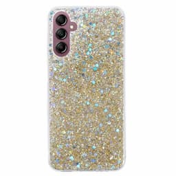 Nordic Covers Samsung Galaxy A14 Deksel Sparkle Series Citrine Gold
