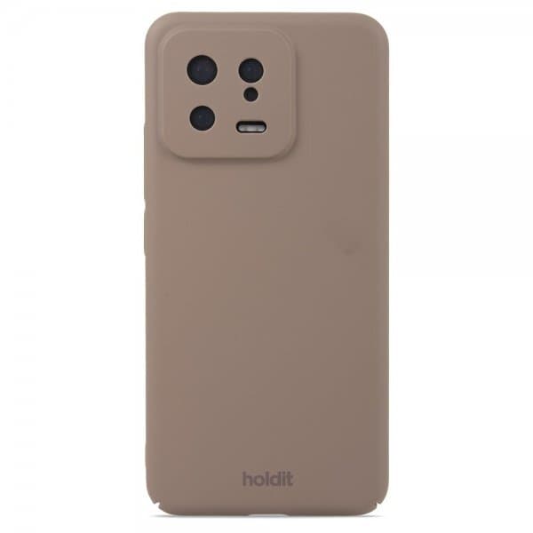 holdit Xiaomi 13 Deksel Slim Case Mocha Brown