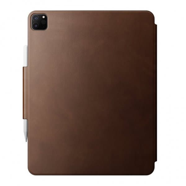 NOMAD iPad Pro 12.9 2021/2022 Etui Leather Folio Plus Brun