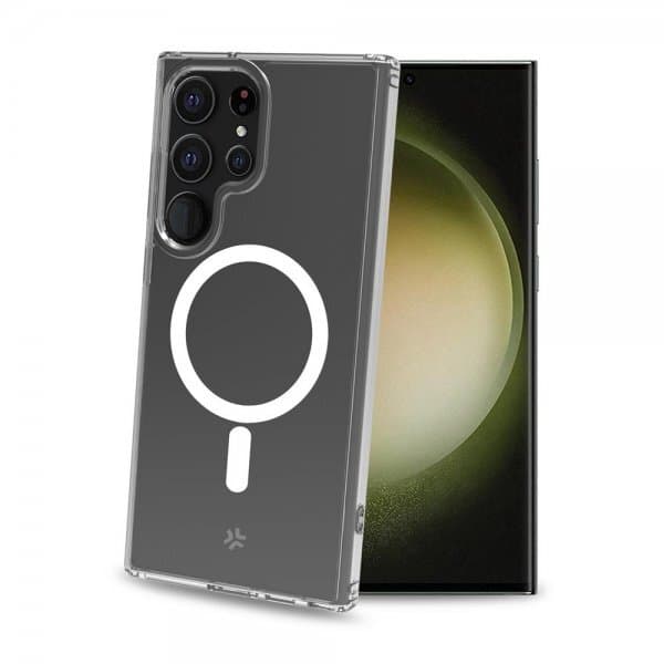 Celly Samsung Galaxy S23 Ultra Skal GELSKINMAG MagSafe