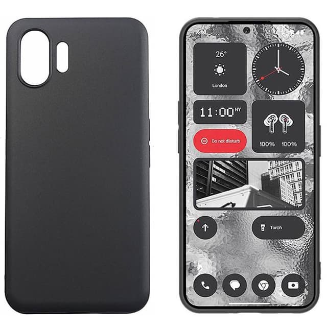 Suojakuori Nothing Phone (2) - Musta