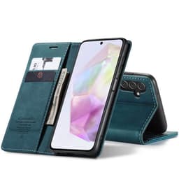 CaseMe FlipCase 013 Samsung Galaxy A55 - Sininen