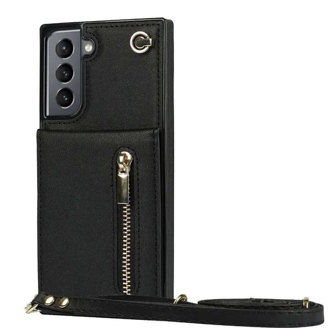 Zipper halskæde cover Samsung Galaxy S24 Plus - Sort