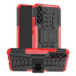 Støtsikker deksel med stativ Samsung Galaxy A35 - Rød