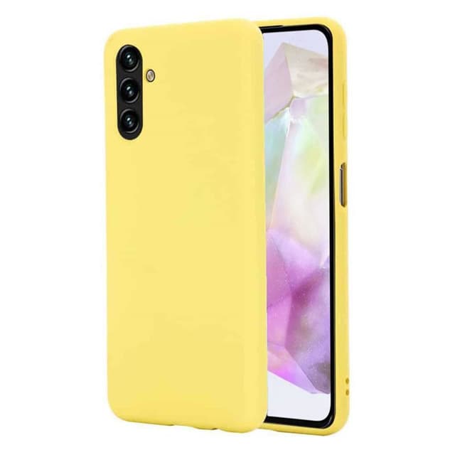 Liquid suojakuori Samsung Galaxy A55 - Keltainen