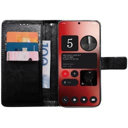 Wallet cover 3-kort Nothing Phone 2a - Sort