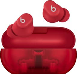 Beats Solo Buds helt trådløse in-ear hodetelefoner (gjennomsiktig rød)