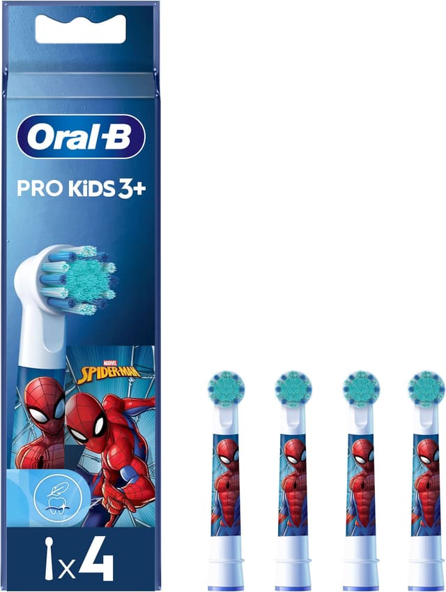 Oral-B Kids Spiderman tandborsthuvuden 805374 (4-pk)