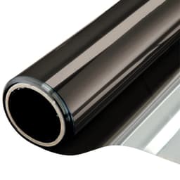 Vinduesfolie privatlivsbeskyttelse solafskærmning spejleffekt 60x200 cm Sort
