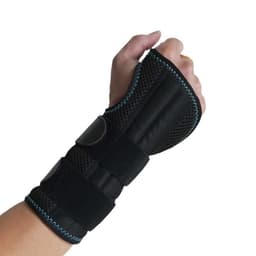 Håndleddsstøtteskinne Carpal Tunnel Høyre hånd Sort M