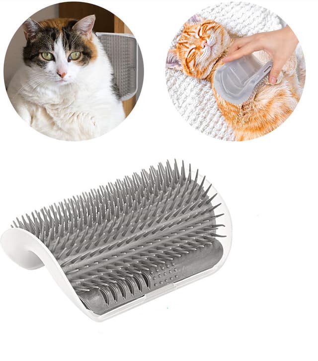 Cat Corner Självvårdande Borste Grå