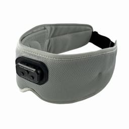 3D-søvnmaske Bluetooth-sovehodetelefoner Grå
