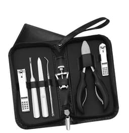 Pedicure & Manicure Kit med etui - 7 dele