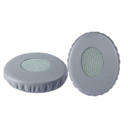 1 par øreputer i PU-proteinskinn for BOSE OE2/OE2I/Sound True Sølvgrå