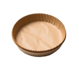 Engangspapir til airfryer, 100-pakning Brun 23 cm