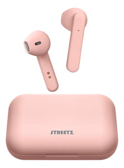 T110 TWS earbuds charging case semiinear, pink
