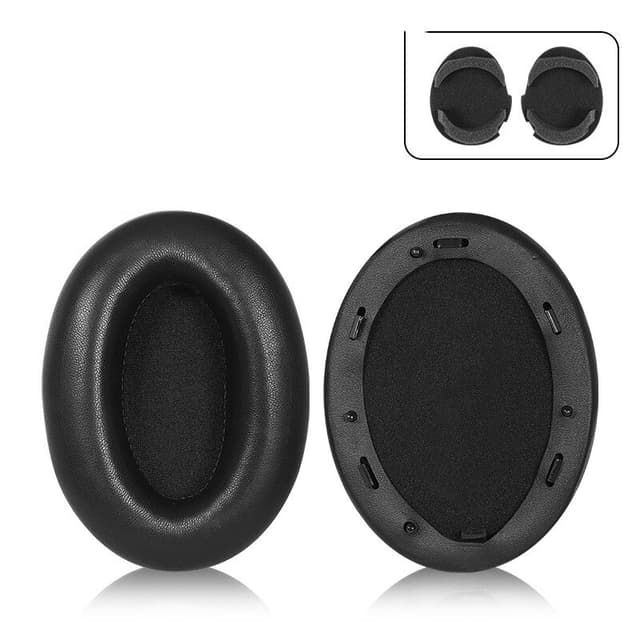 Kuulokkeiden vaihto tiivisteillä ja soljeilla Sony WH-1000XM4 Musta