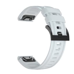 Silikonklokkerem for Garmin Fenix 7S/Garmin instinct 2s/Garmin Fenix 6S 20mm Hvit