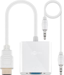 HDMI™/VGA-adapter, förnicklad