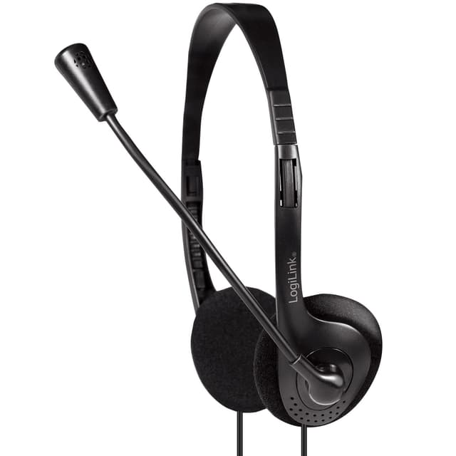 PC-headset Stereo med mikrofon 1x3,5mm-kontakt