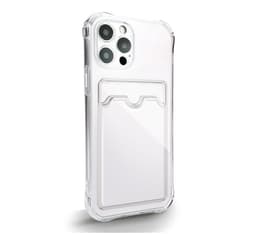 Mobilcover med kortholder Gennemsigtig iPhone 13 Pro