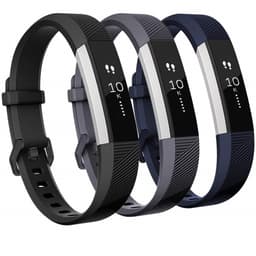 Fitbit Alta / Alta HR 3-pakning klokkereimer (S) Svart / Grå / Blå