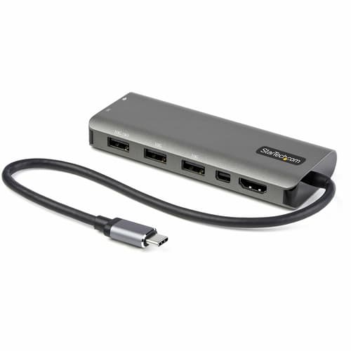 StarTech.com DKT31CMDPHPD, Ledningsført, USB 3.2 Gen 1 (3.1 Gen 1) Type-C, 100
