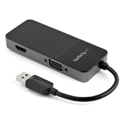 StarTech.com USB32HDVGA, 3.2 Gen 1 (3.1 Gen 1), USB Type-A, HDMI udgang, VGA (D-