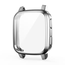 Klokkebeskyttelsesveske med skjermbeskytter for Garmin Venu Sq Sølv