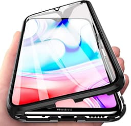 Xiaomi F1-skal dobbeltsidet hærdet glas sort