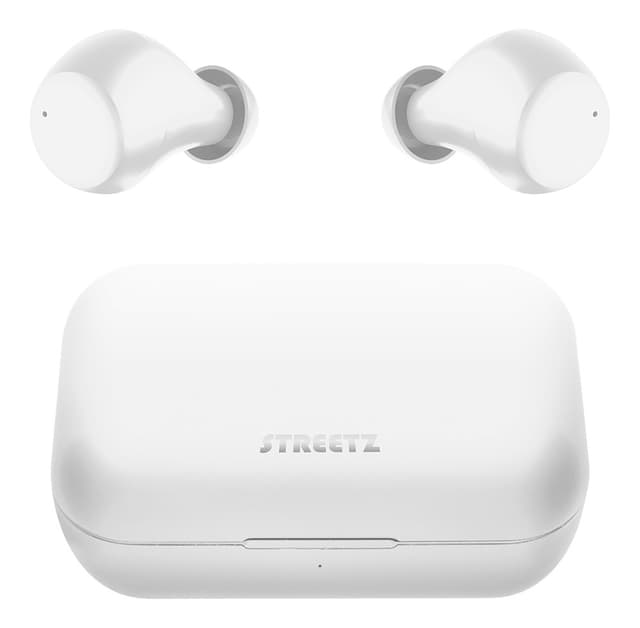 Streetz T210 TWS in-ear øretelefoner med opladningsetui (hvid)