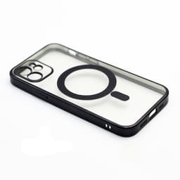 Mobiilikansi MagSafe-lataukseen Musta iPhone 12