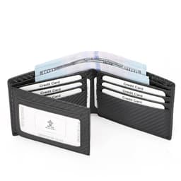 Lett lommebokkortholder RFID-blokkering Sort