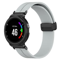 Silikoninen yksivärinen rannekellohihna Garmin Forerunner -kelloon Harmaa Garmin Forerunner 220/230/235/620/630/735