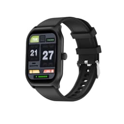 IP67 vandtæt 2,01"" HD Touch-skærm Smart Watch Sort