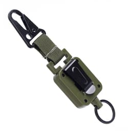 Jojo-nyckelring med utdragbart snöre Mörkgrön 60 cm